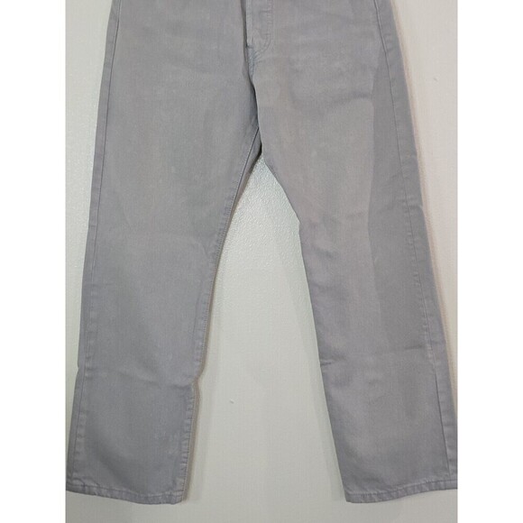 Levi's 501 Button Fly Jeans Men Size 30 X 29 Stone Gray WPL 423 Vintage Y2K - Picture 4 of 11